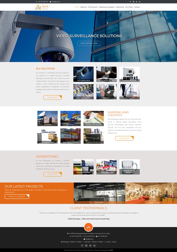 Aura Solutions | Web Design Sri Lanka