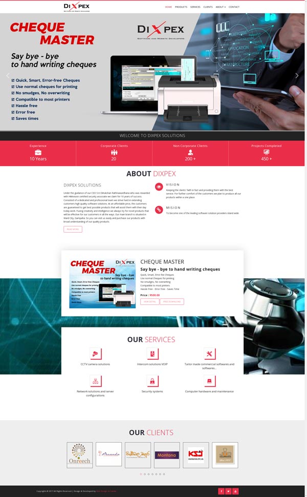 DixPex Solutions | Web Design Sri Lanka