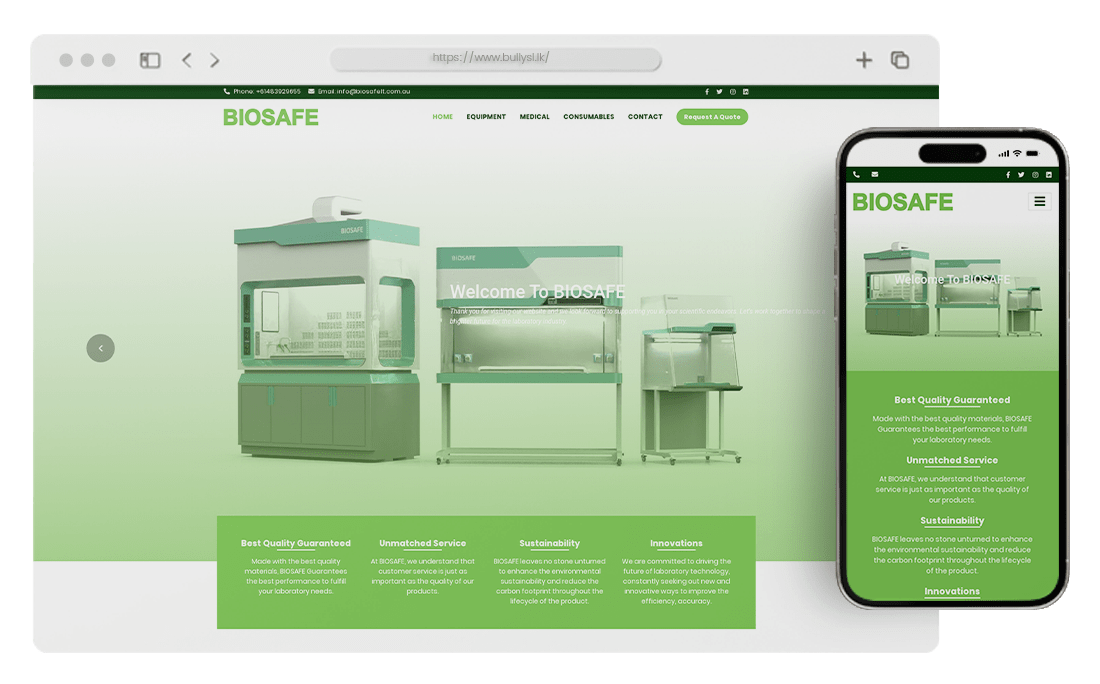 Biosafe | Web Design Sri Lanka