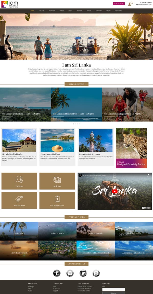 I Am Sri Lanka | Web Design Sri Lanka